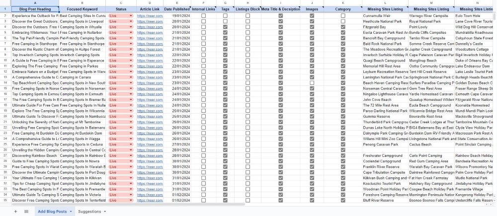 Google Sheets Management System