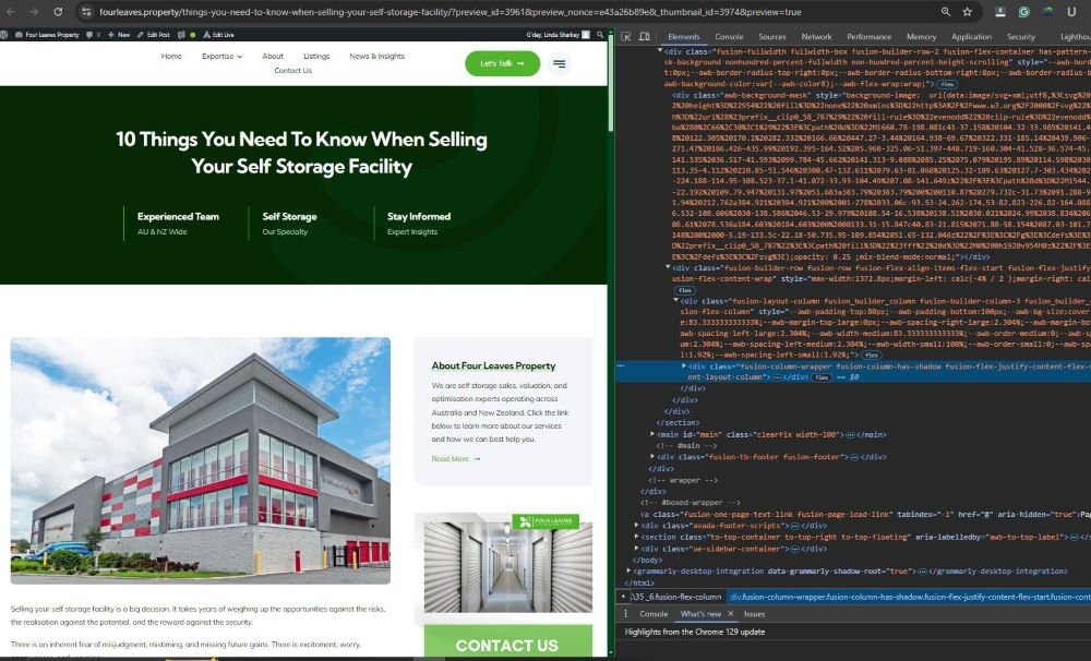 Previewing The Article Four Property